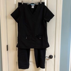 Scrubstar black scrub set